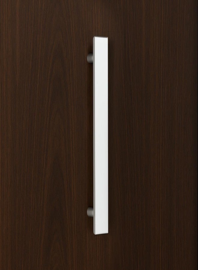 إكسبرت مقبض باب رئيسي من الفولاذ المقاوم للصدأ من إكسبرت، بتصميم كلاسيكي وبسيط، لون فضي (12 بوصة) (عبوة من قطعة واحدة) - Image 1